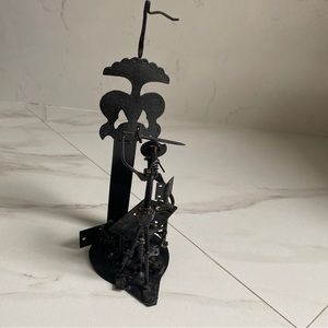 Vintage Don Quixote Brutalist Screw, Nuts & Bolts Metal Art Sculpture.